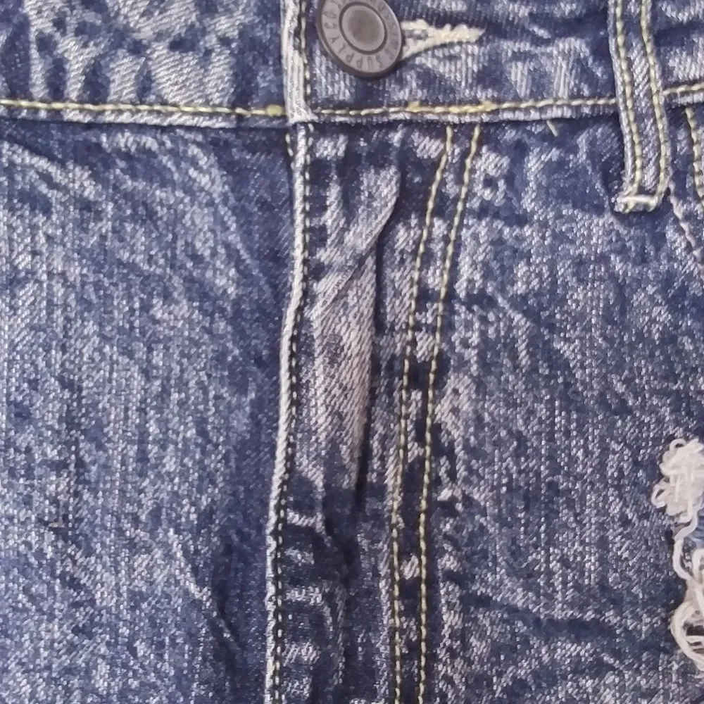 Shorts Cut Off Art To Wear Denim Whimsical Fairy Fairycore Unusual Rare …